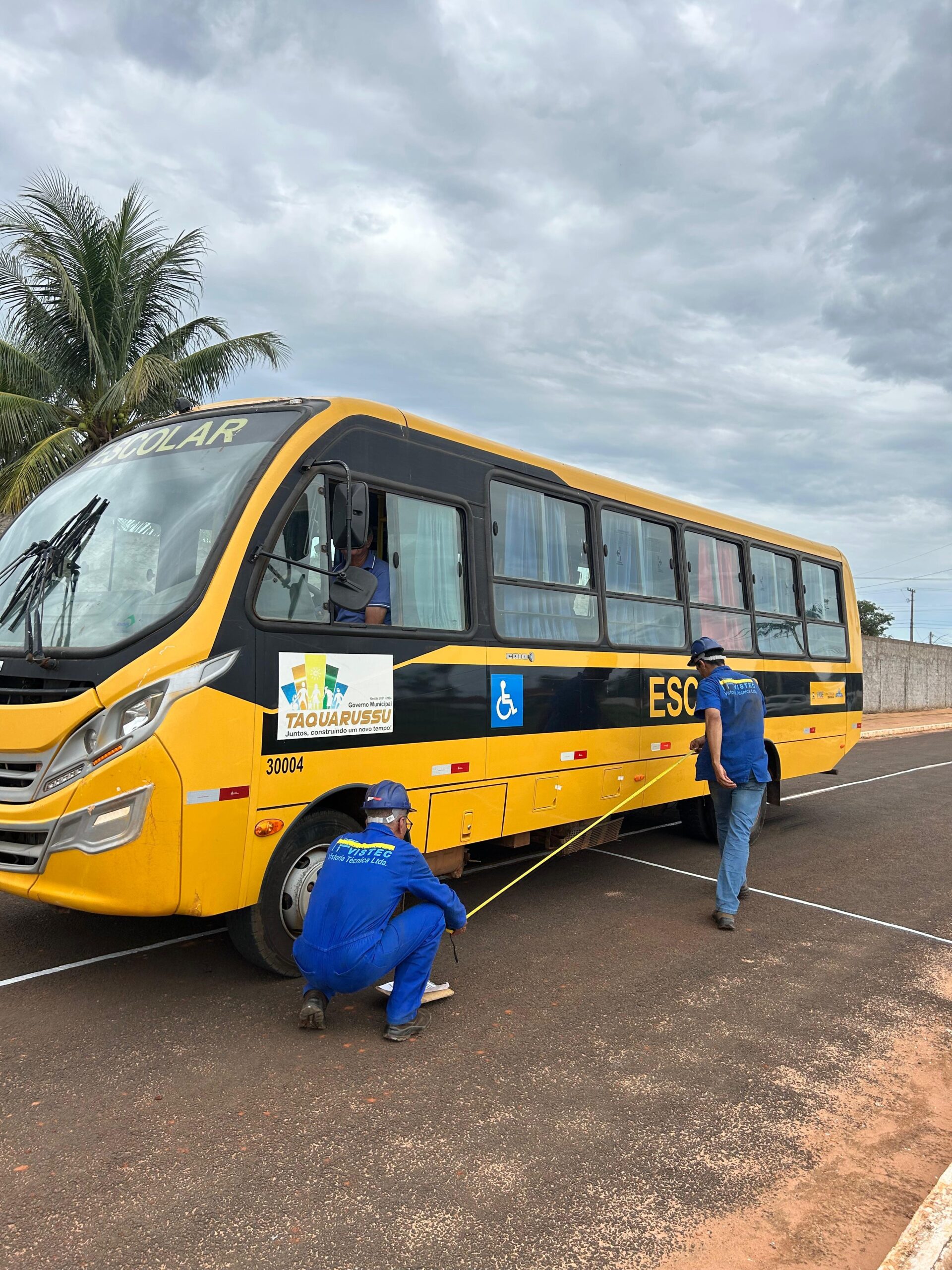 Ano Letivo em Taqusrussu inícia com Vistoria em Ônibus Escolares