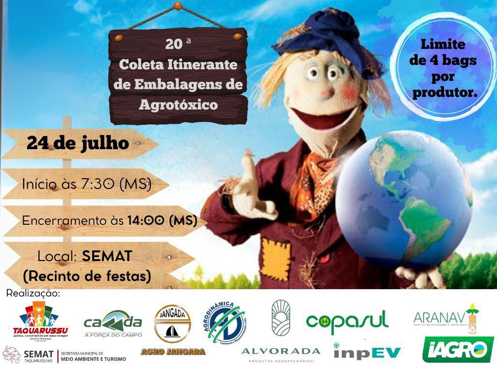 Coleta Itinerante de Embalagens de Agrotóxico
