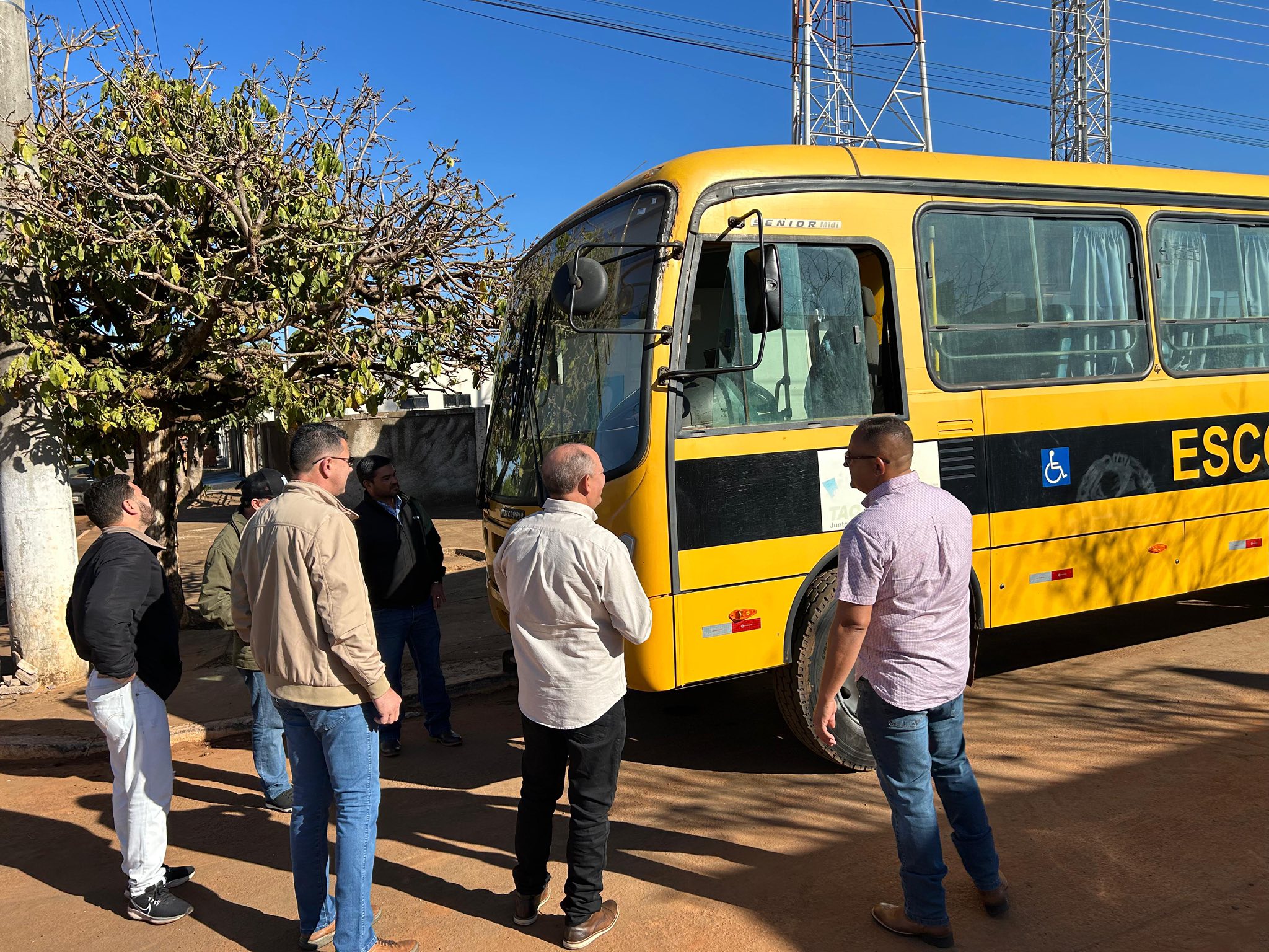Frota do transporte escolar passa por vistoria