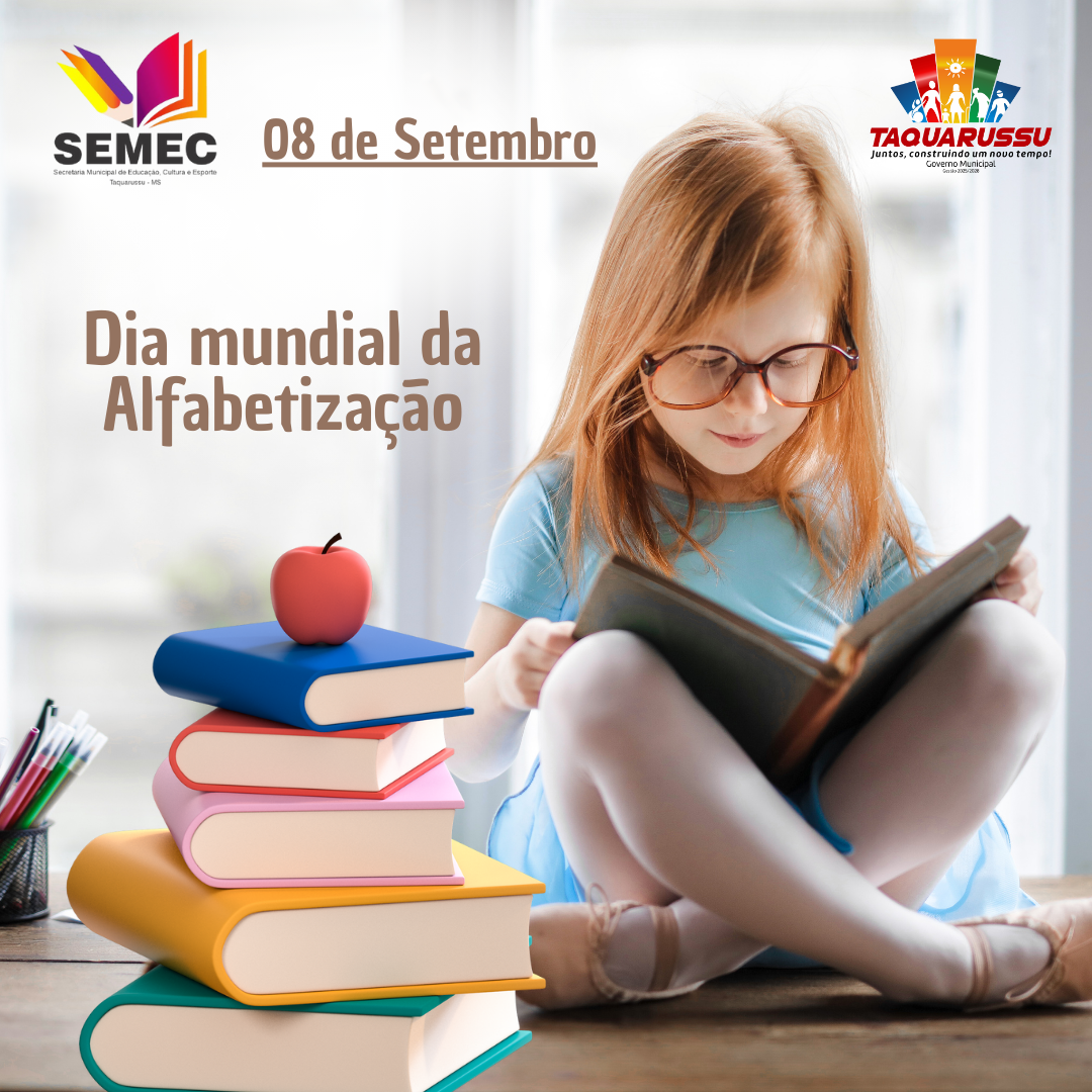 08 de Setembro Dia Mundial da Alfabetização