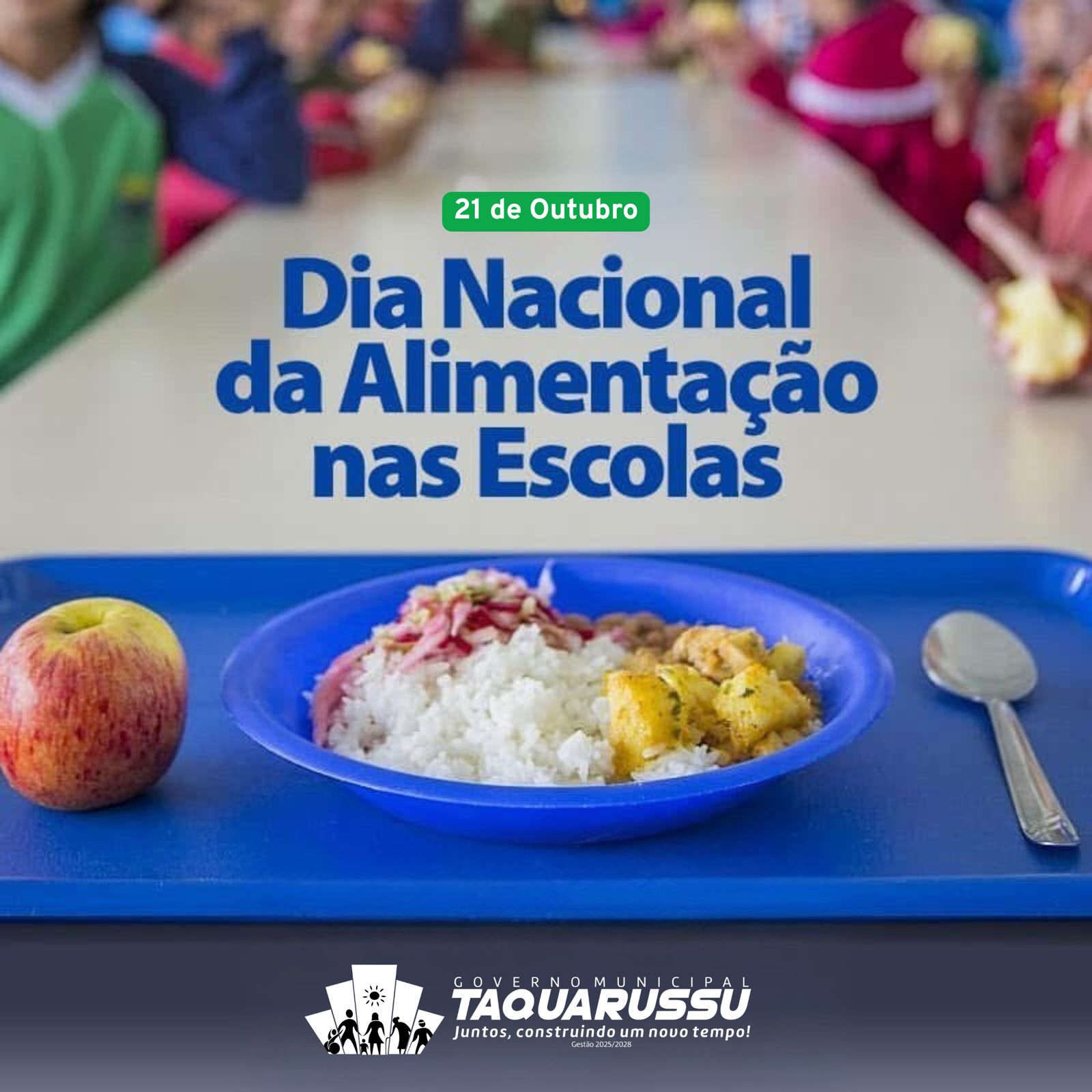 21 de Outubro – Dia Nacional da Alimentação nas Escolas
