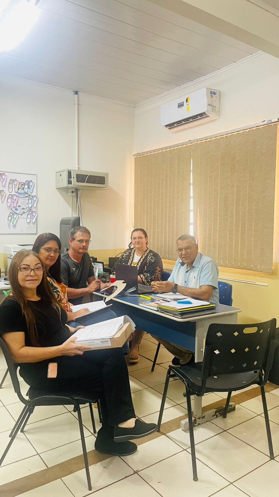 Visita na Escola Municipal Irene Linda Ziole Crivelli