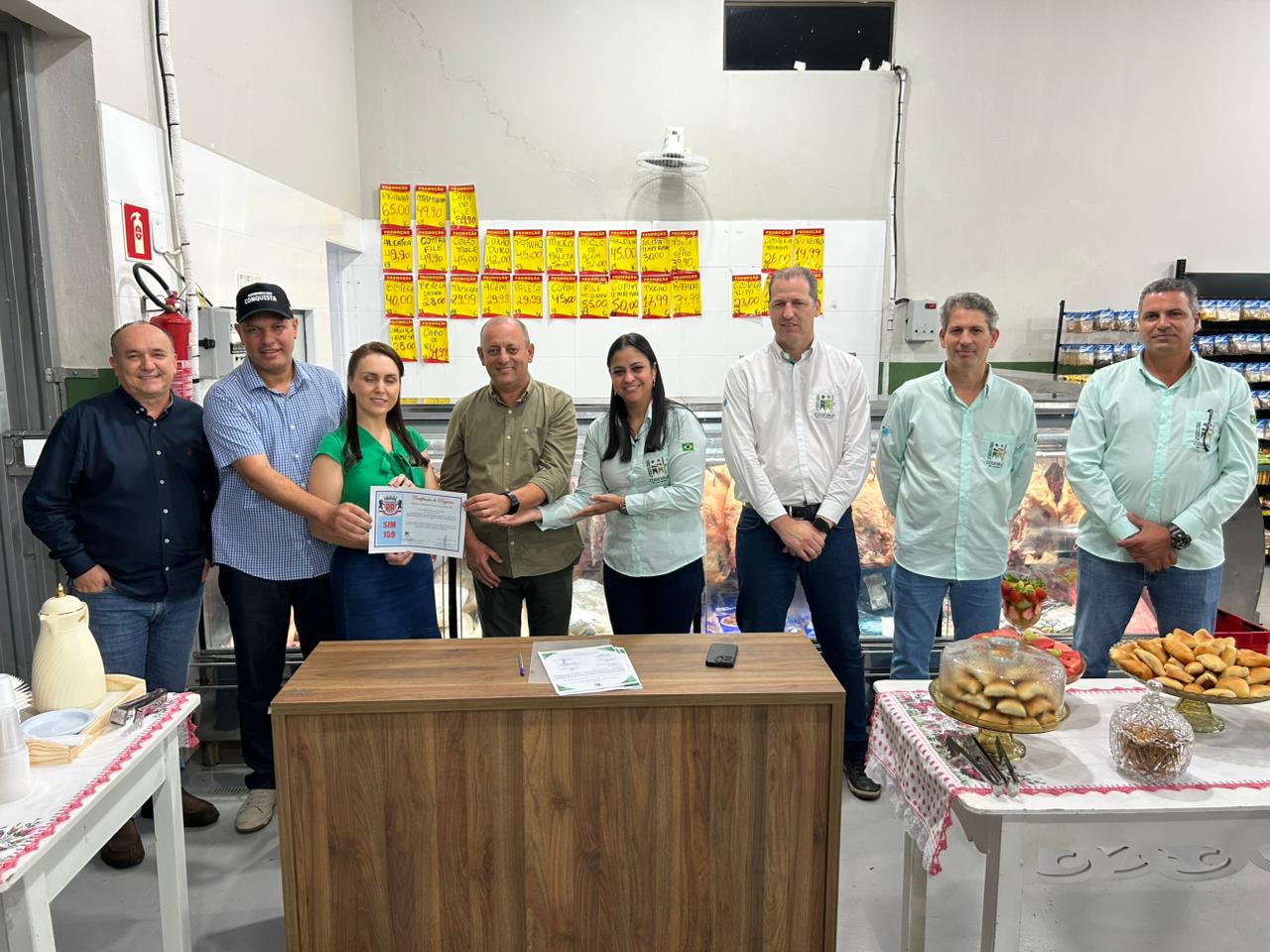 Supermercado Conquista recebe Selo de Inspeção Municipal