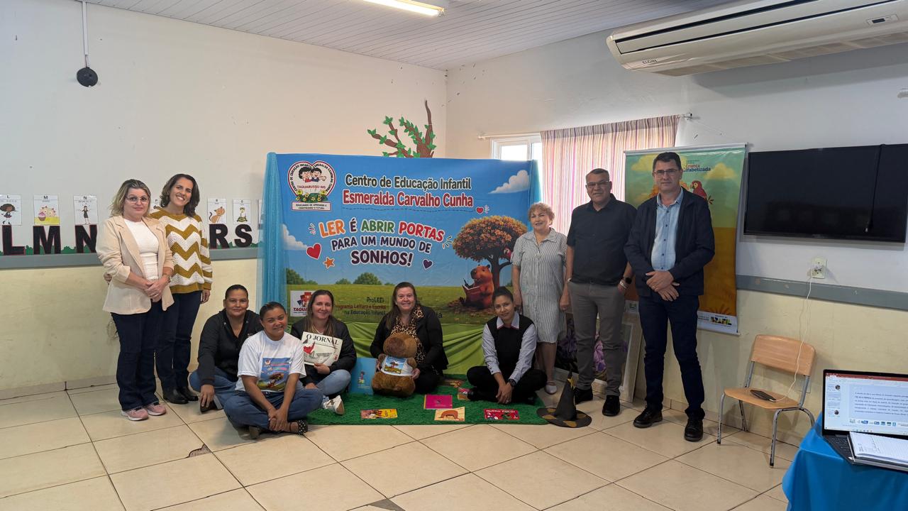 Centro de Educação Infantil Esmeralda Carvalho Cunha a formação do Programa ProLEEI