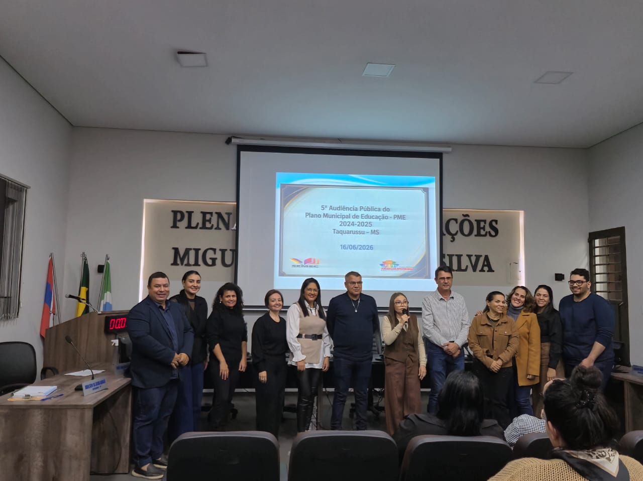 Taquarussu realiza a 5ª Audiência Pública de Avaliação do Plano Municipal de Educação